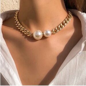 New Bespoke Gold Curb Chain Necklace